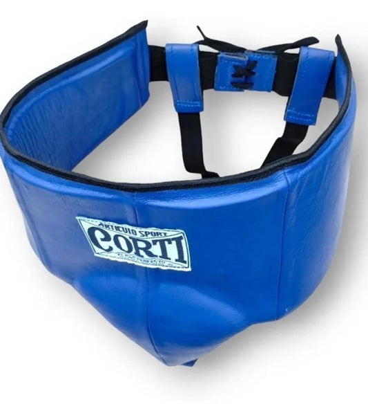 Coquilla Corti Protector Genital Azul Premium (Ajustable)