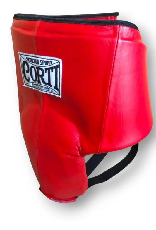 Coquilla Corti Protector genital Rojo Premium (Ajustable)