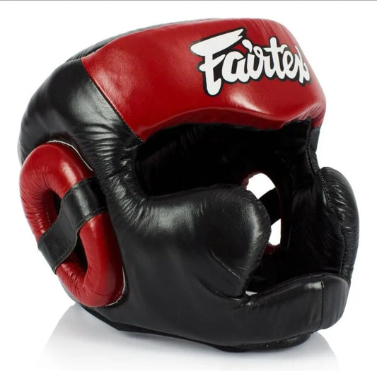 Casco De Boxeo Fairtex REPLIC De Piel Auténtica PREMIUM
