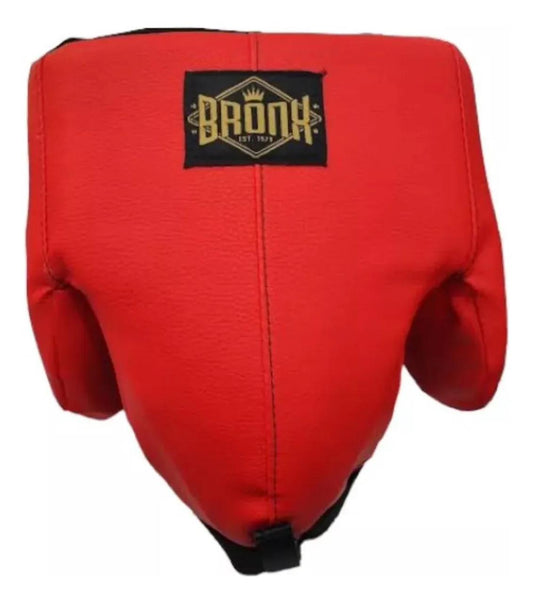 Coquilla Bronx Rojo Protector Genital Premium (Ajustable)